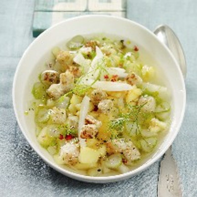 Photo de Soupe au fenouil et aux pommes et ses croûtons à l'aneth prise par WW