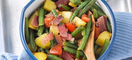 Salade pomme de terre-haricots
