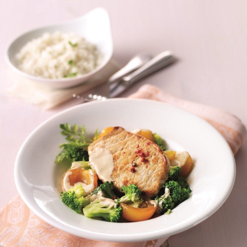 Photo de Tranches de porc à la sauce fruitée prise par WW