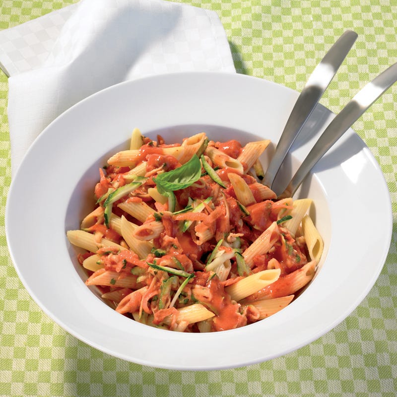 Photo de Pâtes et sauce aux tomates et au fromage prise par WW