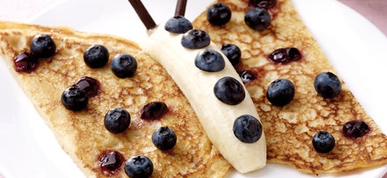 Fruitige vlinderpannenkoeken