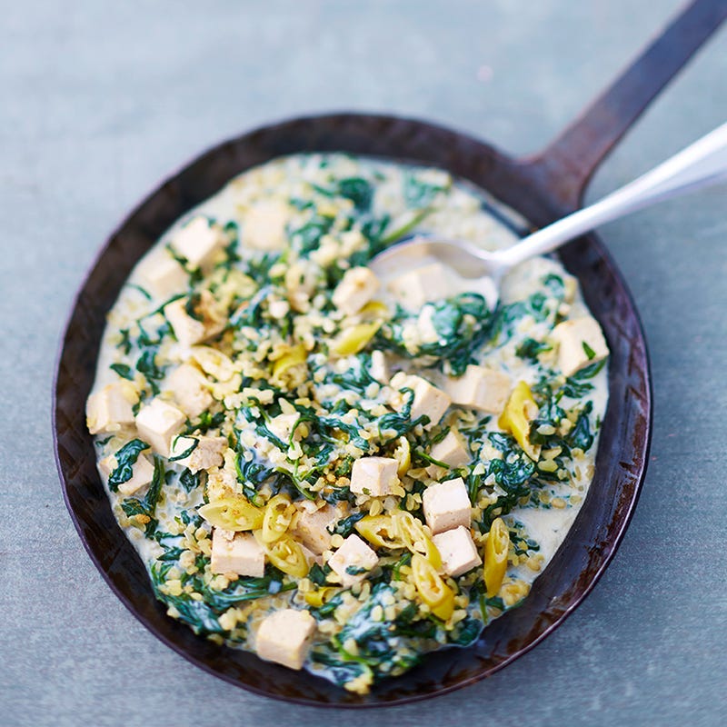 Foto van Bulgur met spinazie en tofu door WW