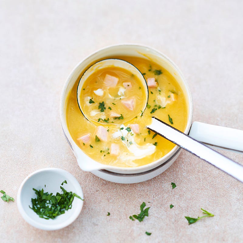 Photo de Soupe de pommes de terre et côte de porc de Cassel prise par WW