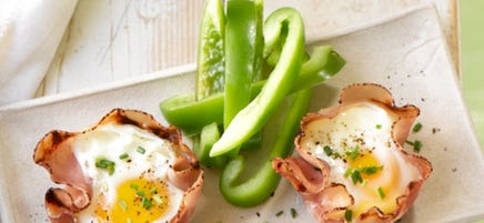 Cratère de jambon à l’œuf