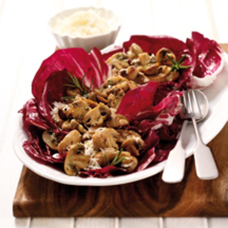 Foto van Salade met radicchio en champignons door WW