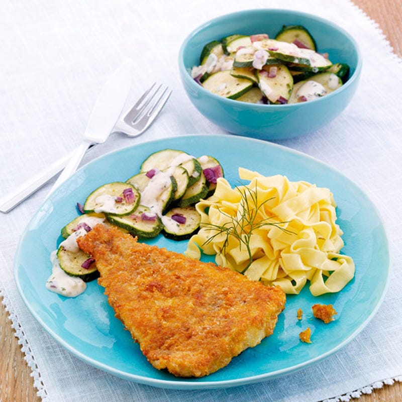 Photo de Filet de lieu noir en croûte de corn-flakes prise par WW