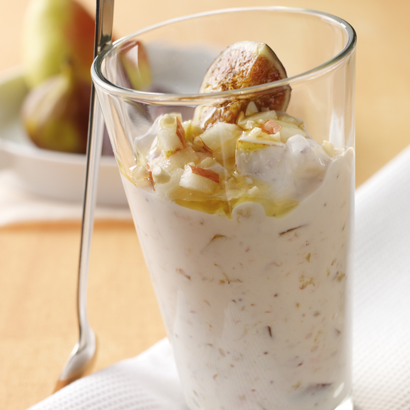 Photo de Fromage blanc aux figues et aux poires prise par WW