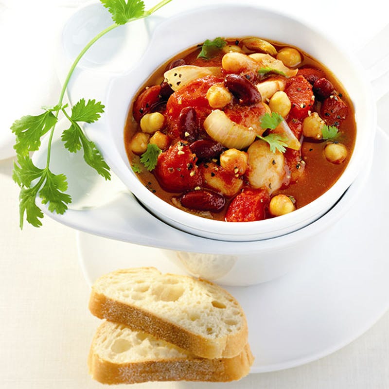 Photo de Soupe mexicaine aux tomates et aux pois prise par WW