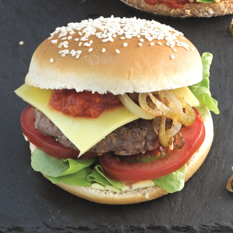 Photo de Hamburgers de boeuf prise par WW
