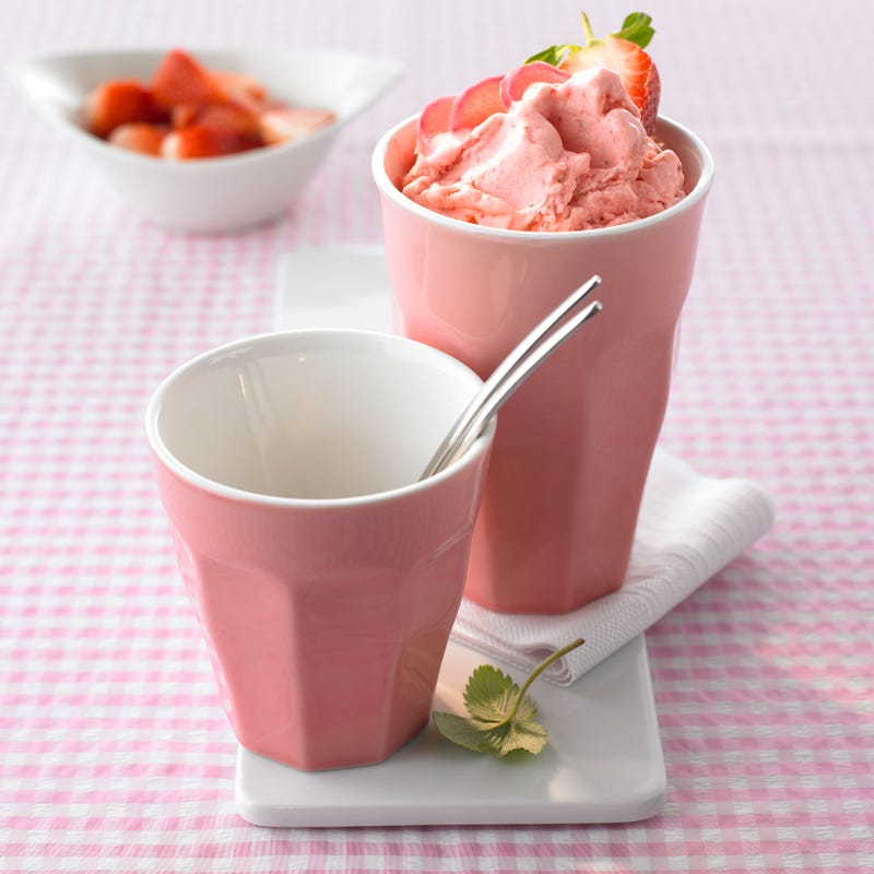 Photo de Glace à la fraise et à la rhubarbe prise par WW