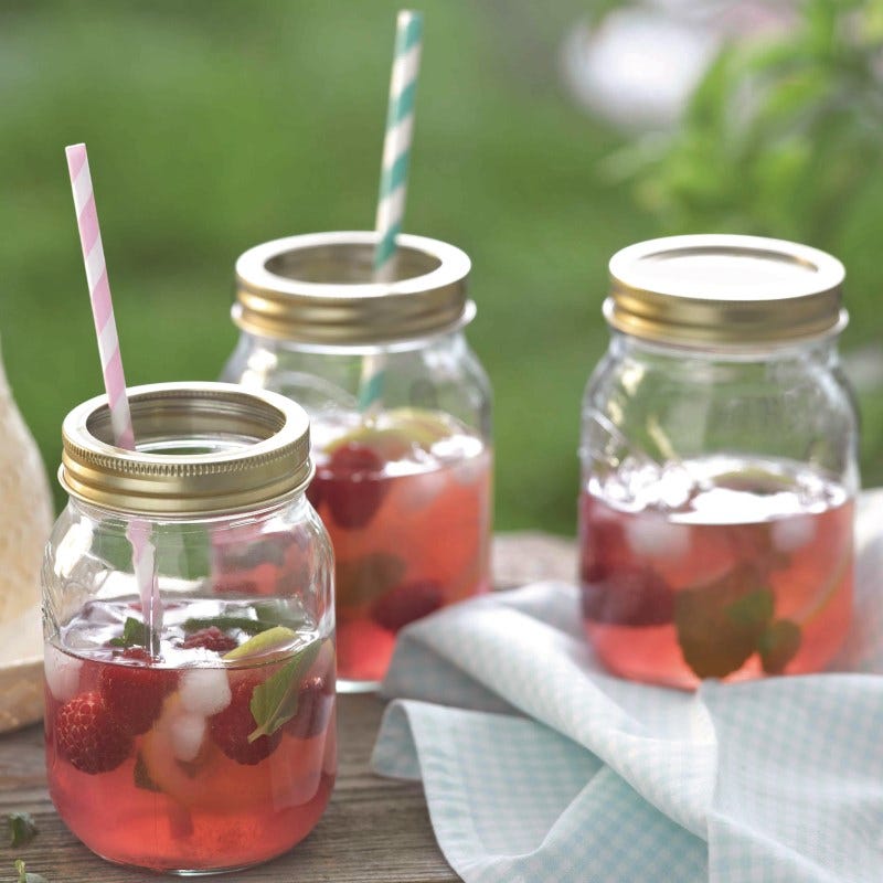 Photo de Thé glacé de framboises et de citron prise par WW