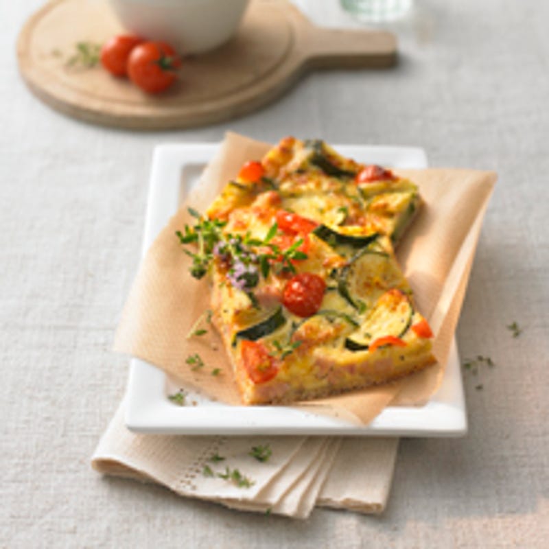 Foto van Tomaten-courgettetaart door WW