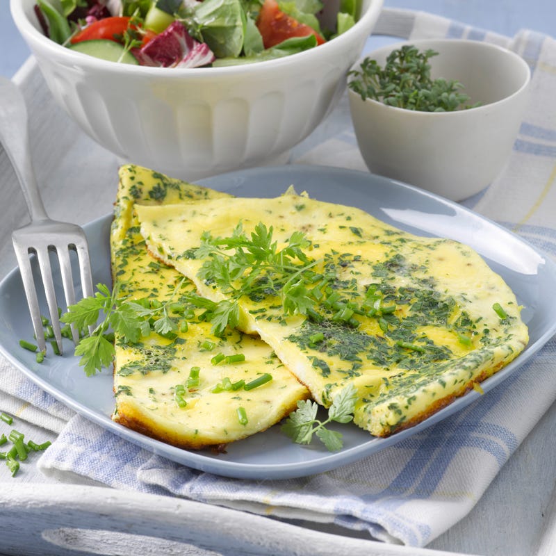 Omelette aux herbes