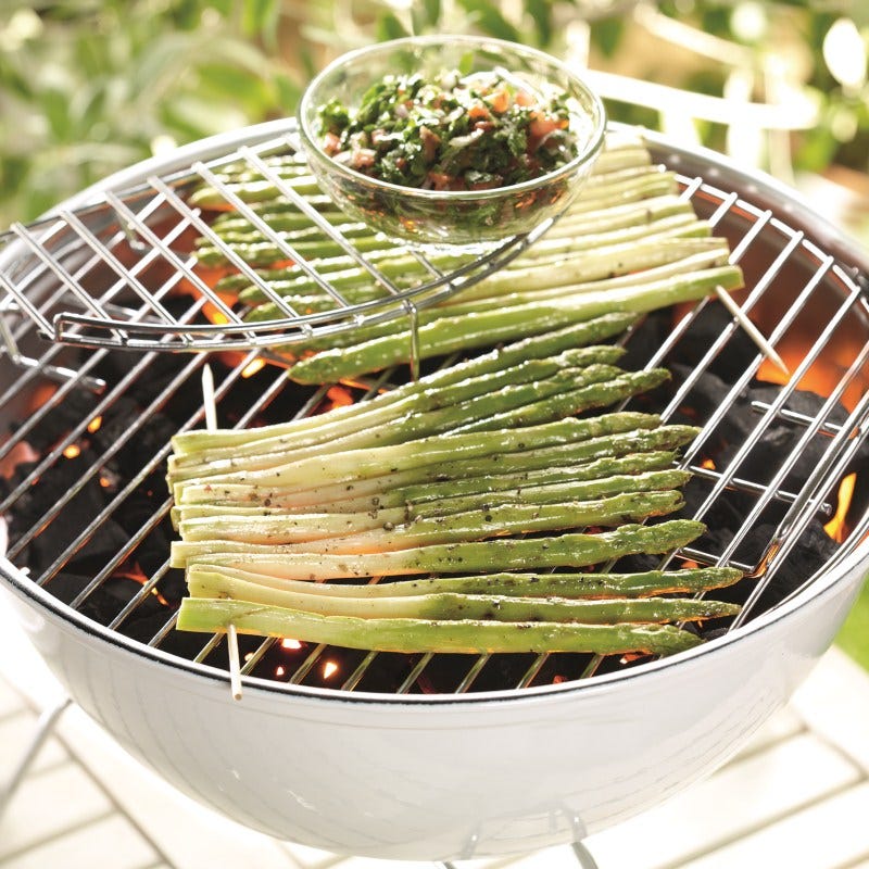 Foto van Gegrilde asperges met rucolasalsa door WW