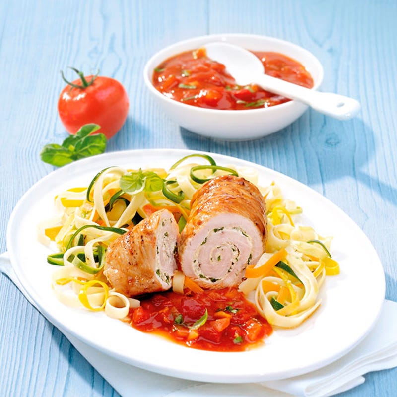 Photo de Involtini de dinde farcis à la crème aux herbes prise par WW