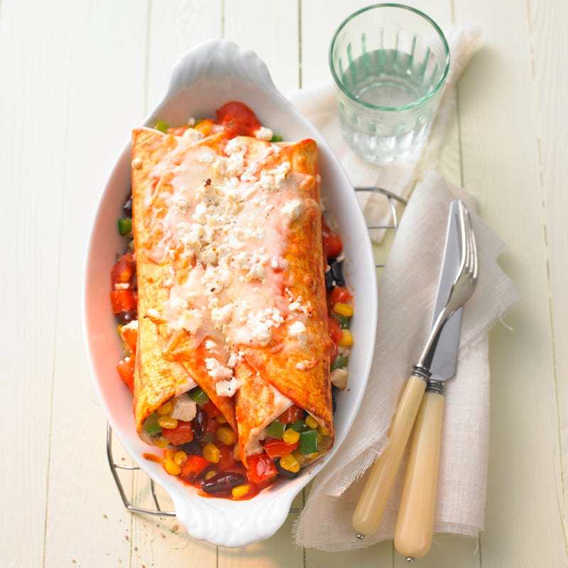 Foto van Gebakken enchilada's door WW