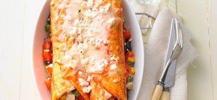 Gebakken enchilada's
