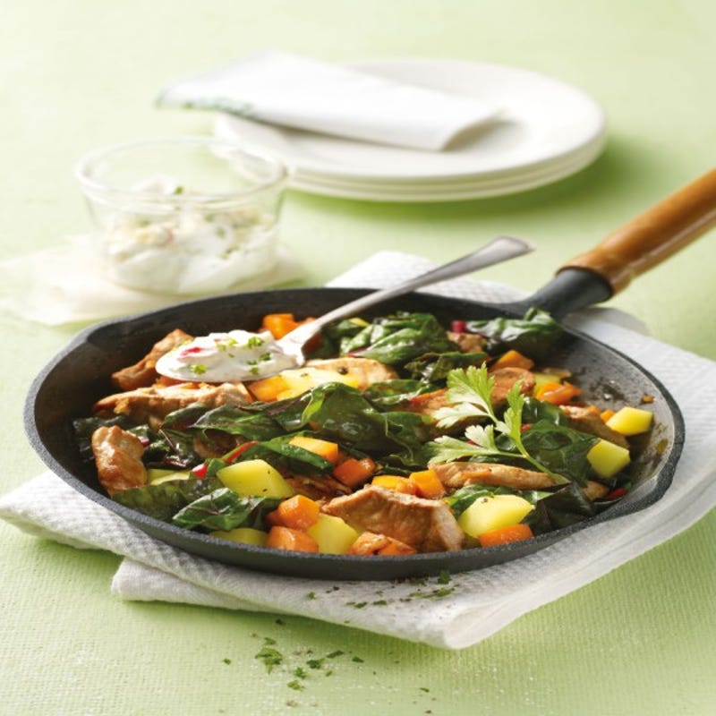 Foto van Poêlée de blette au fromage blanc door WW