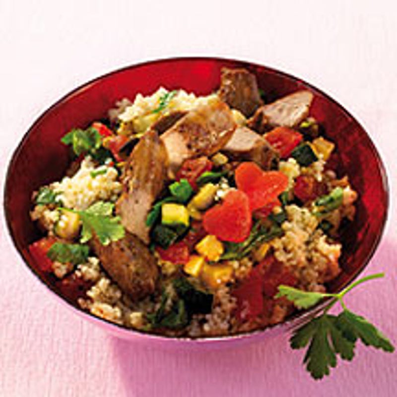Photo de Filet d'agneau avec une salade de couscous à l'aubergine prise par WW