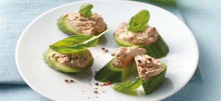 Bouchées au concombre