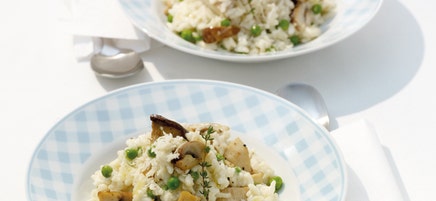 Risotto au champignons