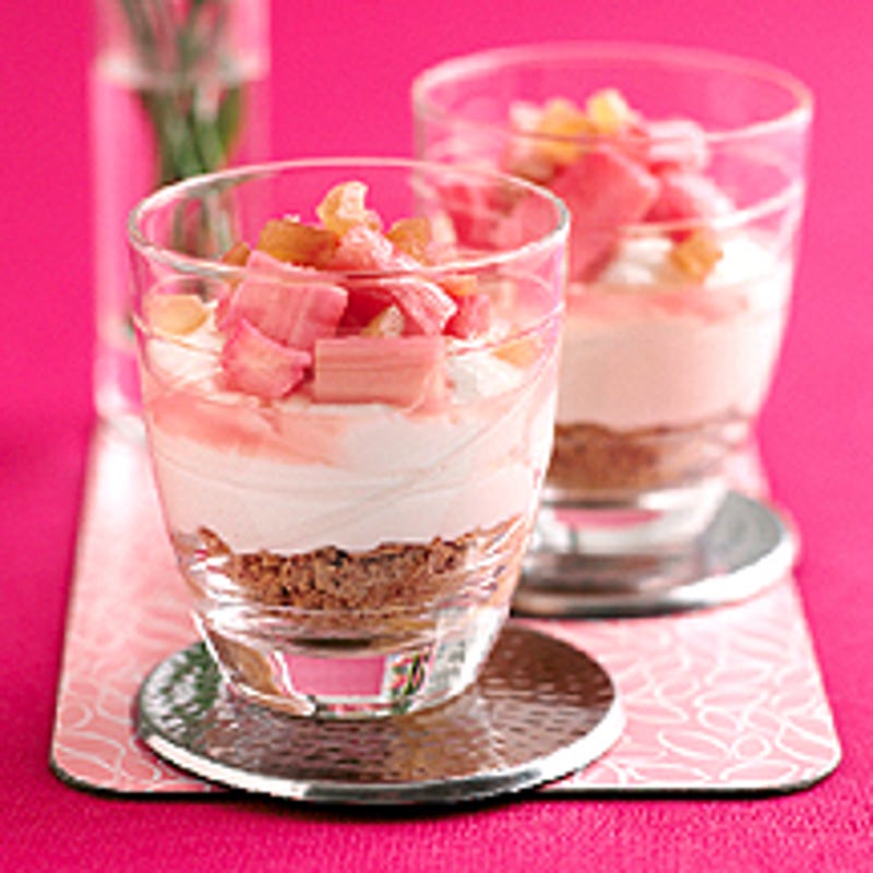Foto van Rabarber- en gembercheesecake door WW