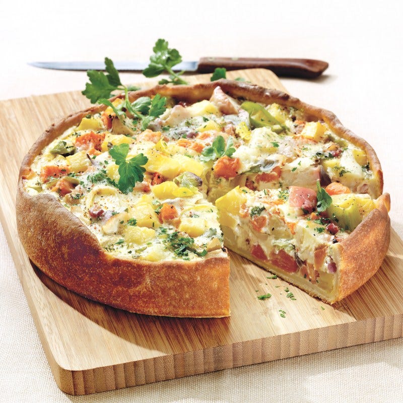 Photo de Quiche de pommes de terre et potiron prise par WW