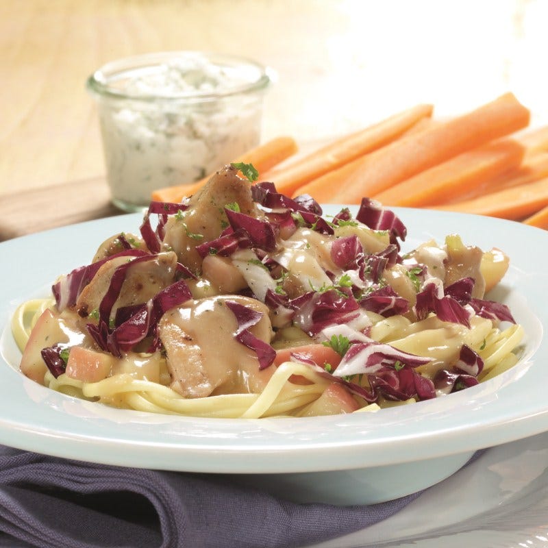 Photo de Linguine au lapin et radicchio prise par WW