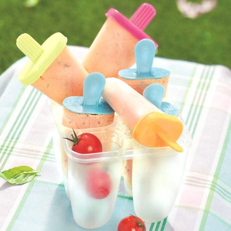Foto van Aperitieflolly’s van tomaat door WW