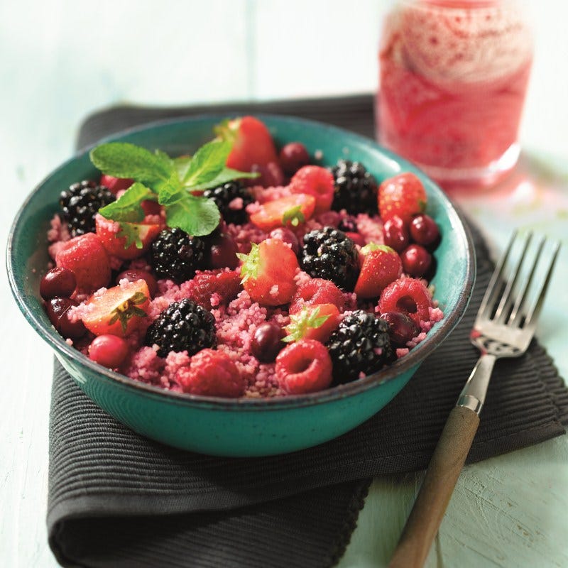 Photo de Taboulé aux fruits rouges prise par WW