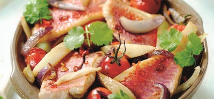 Tajine de dorade au fenouil