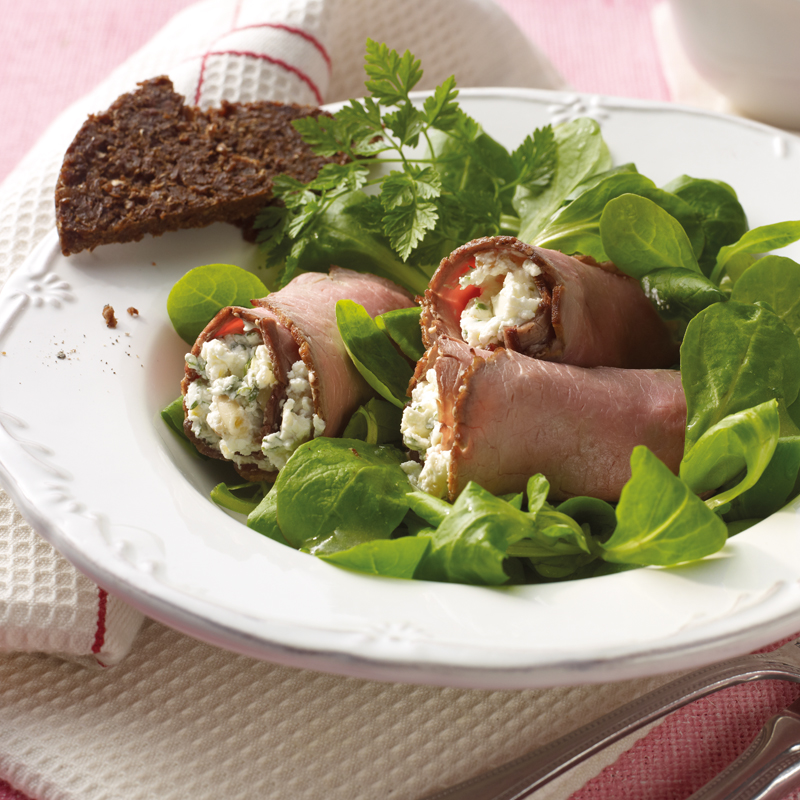 Photo de Roulades de rosbif sur lit de salade de blé prise par WW