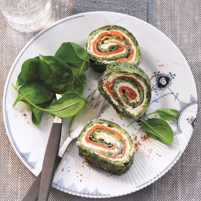 Foto van Zalm-spinazierolletje door WW