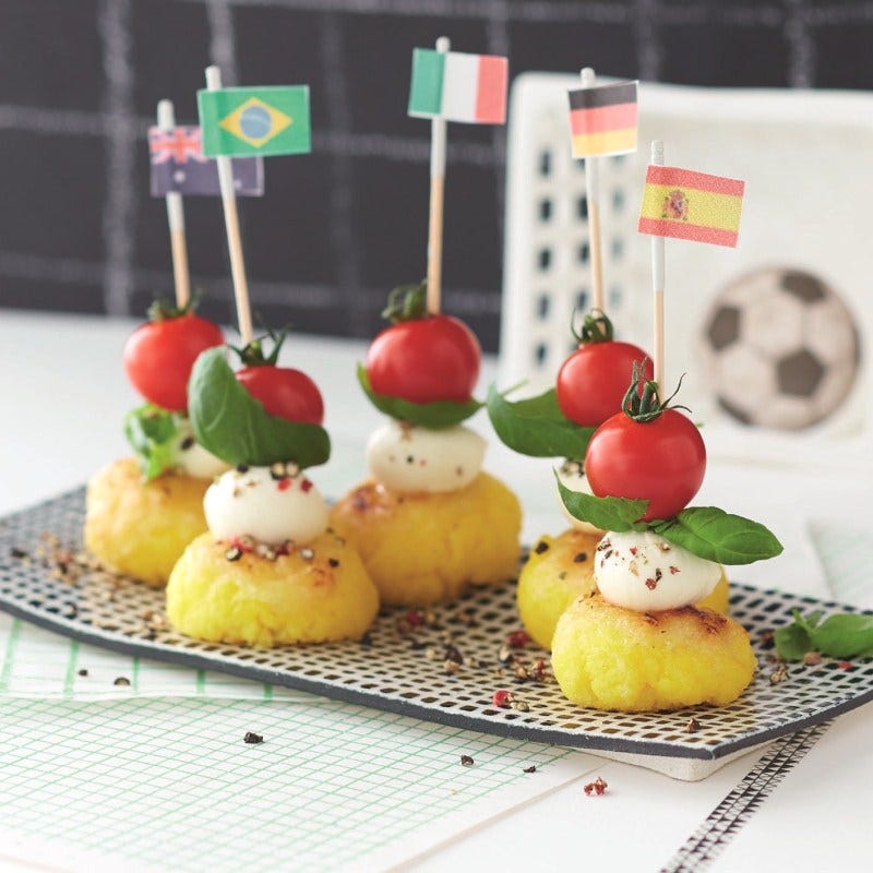 Foto van Landspiesjes met polentarondjes door WW