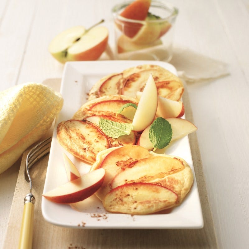 Foto van Pannenkoeken met appel door WW