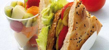 Burger sur pain turc