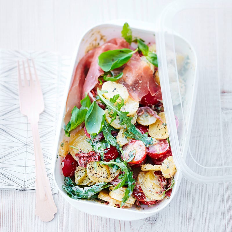 Foto van Aardappelsalade met pestodressing door WW