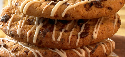 Sinaasappelkoekjes met chocolade