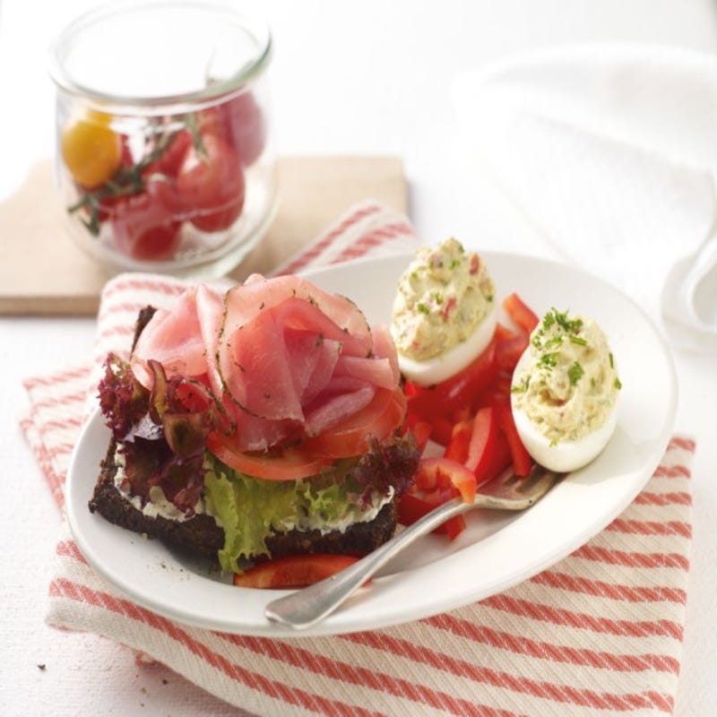 Foto van Gevulde eieren door WW