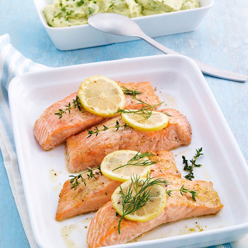 Foto van Gekruide zalm uit de oven door WW
