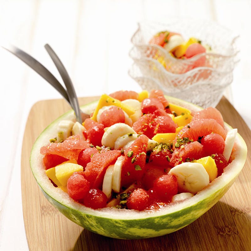 Foto van Roze fruitsalade door WW