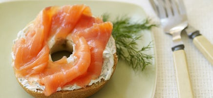 Bagel au saumon fumé