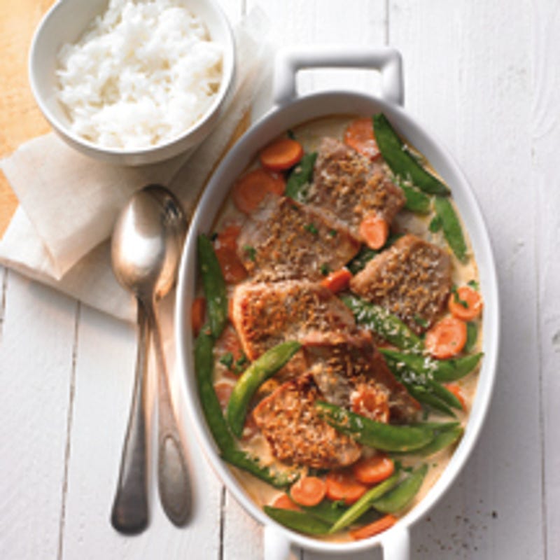 Photo de Porc gratiné à la noix de coco prise par WW