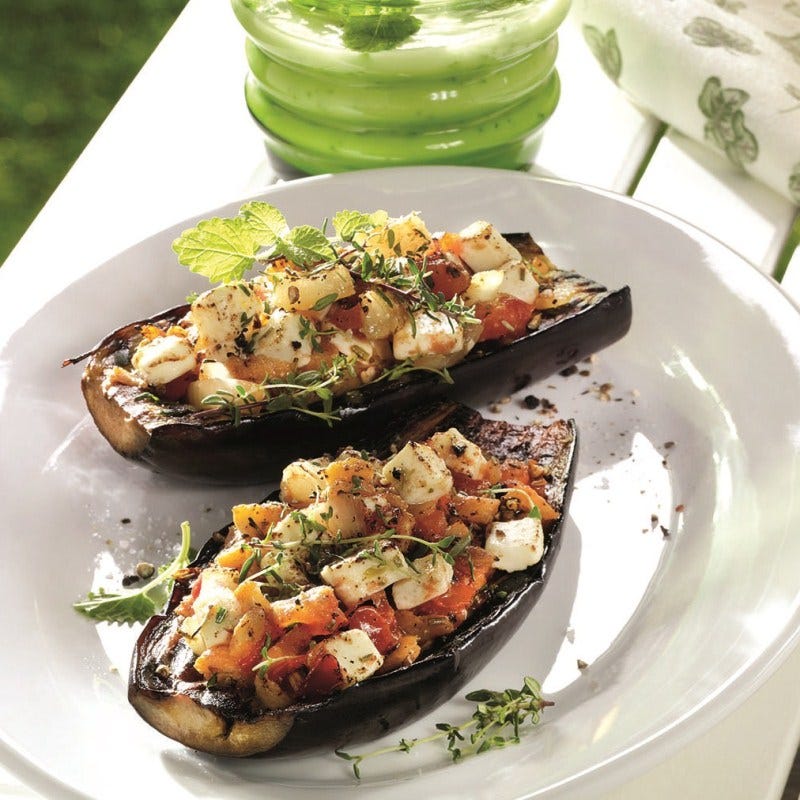 Photo de Aubergines farcies au yaourt à la menthe prise par WW