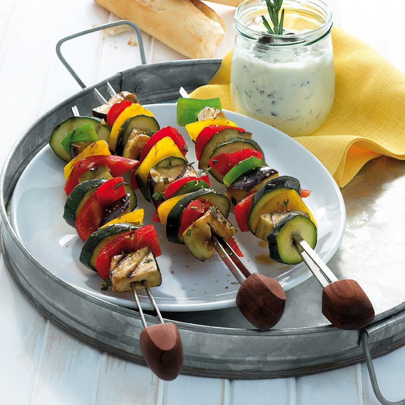 Photo de Brochettes de légumes à la provençale prise par WW