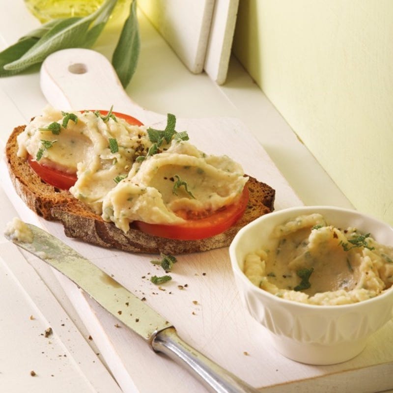 Photo de Bruschetta à la purée de haricots blancs prise par WW