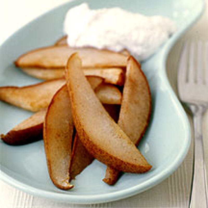 Photo de Dessert chaud aux poires et à la cannelle prise par WW