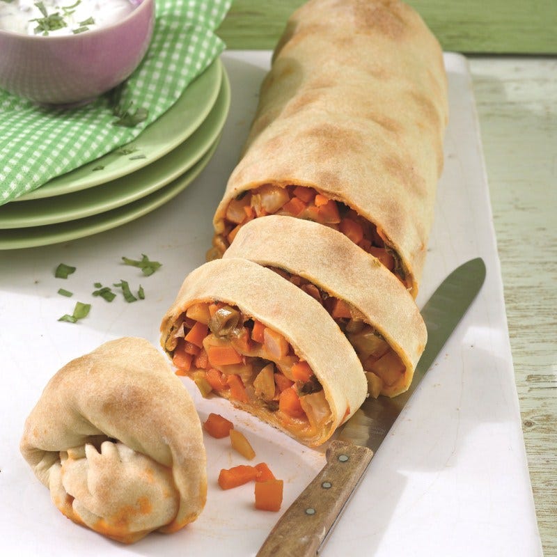 Foto van Groentestrudel met dragonroom door WW