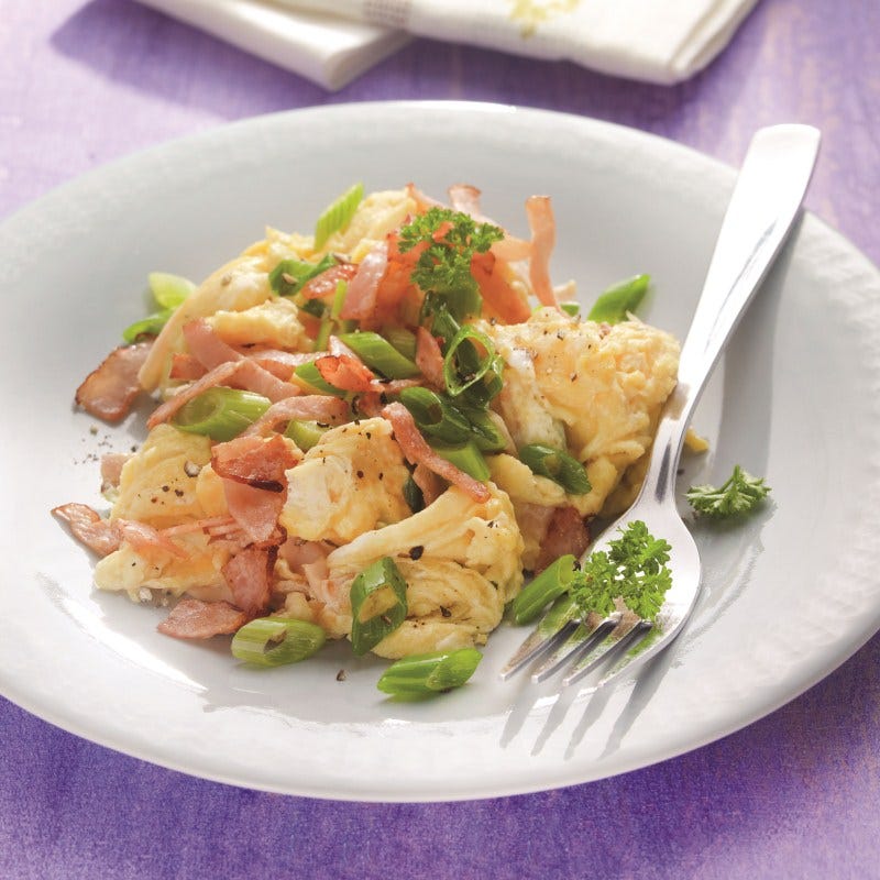 Photo de Oeuf brouillé au filet de poulet prise par WW