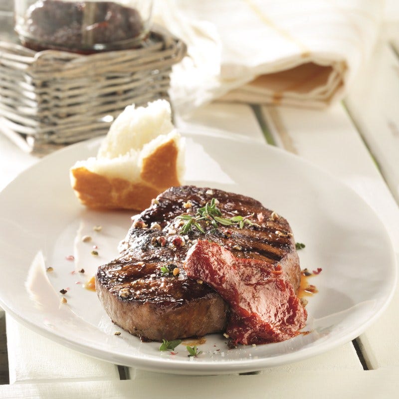 Foto van Steak van de barbecue door WW